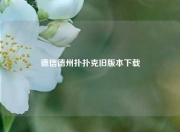 德信德州扑扑克旧版本下载