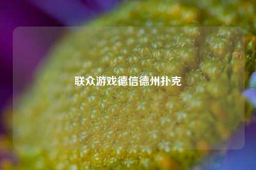 联众游戏德信德州扑克