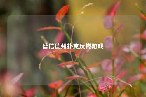 德信德州扑克玩钱游戏